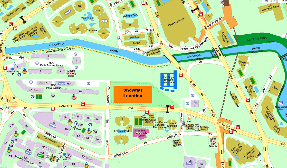 Cairnhill Nine Showflat Location